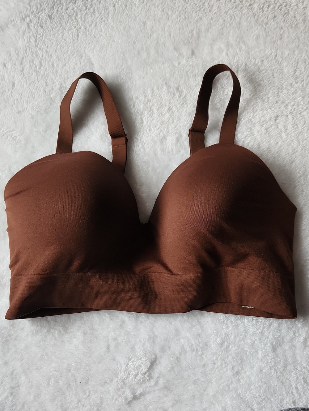 Shapermint XL Wireless Padded Bra - Brown